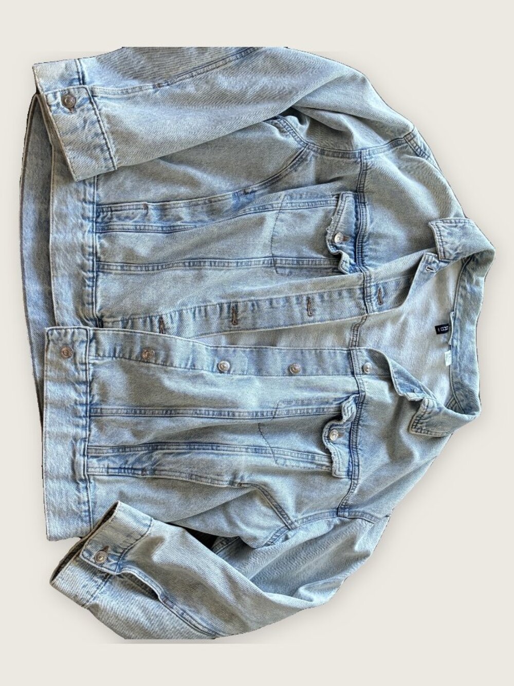 H&M Divided Light Wash Denim Jean Jacket M